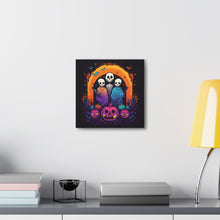 DistinctInk Canvas Wall Art with The Paths We Choose for Halloween LGBTQ+ Pride