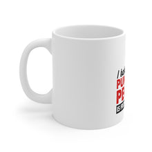 DistinctInk Glossy White Coffee / Tea Mug - I Bake Because Punching People is Frowned Upon