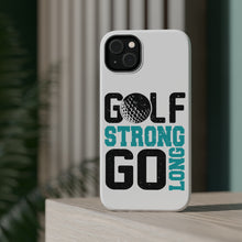 DistinctInk ToughCase for Apple iPhone, Compatible with MagSafe Charging - Golf Strong Go Long
