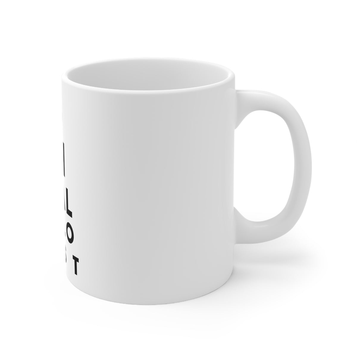 Glossy White Coffee / Tea Mug - Ophthalmologist Eye Chart, view 3