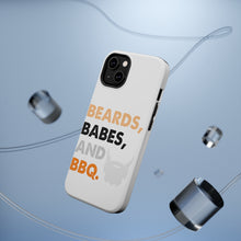 DistinctInk ToughCase for Apple iPhone, Compatible with MagSafe Charging - Beards, Babes And BBQ