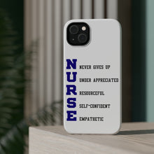 DistinctInk ToughCase for Apple iPhone, Compatible with MagSafe Charging - Nurse Never Gives Up