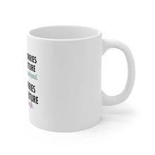 DistinctInk Glossy White Coffee / Tea Mug - Worries About the Future Until Married