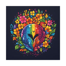 DistinctInk Canvas Wall Art with A World of Possibilities for LGBTQ+ Pride