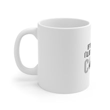 DistinctInk Glossy White Coffee / Tea Mug - If You Need Me I'll Be Hiding in My Man Cave