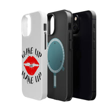 DistinctInk ToughCase for Apple iPhone, Compatible with MagSafe Charging - Wake Up and Make Up