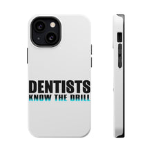 DistinctInk ToughCase for Apple iPhone, Compatible with MagSafe Charging - Dentists Know the Drill