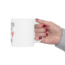 DistinctInk Glossy White Coffee / Tea Mug - Pilates is My Happy Hour
