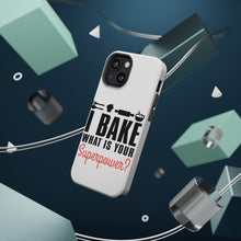 DistinctInk ToughCase for Apple iPhone, Compatible with MagSafe Charging - I Bake What is Your Superpower