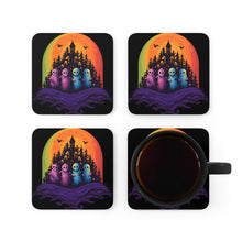 DistinctInk (Set of 4) Corkwood Coasters with Discover Your True PathDesign for Halloween LGBTQ+ Pride