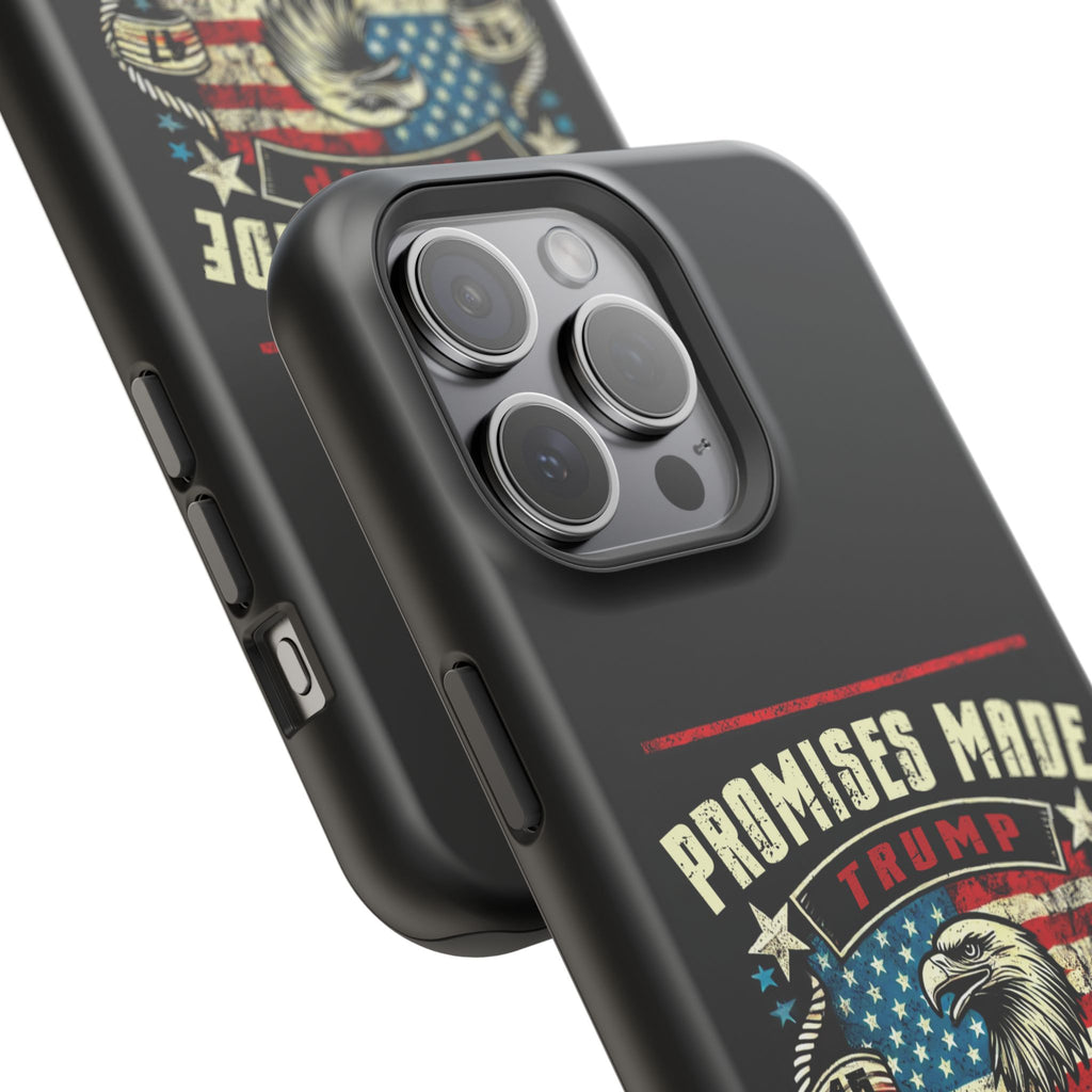 Tough Case for iPhone, Compatible with MagSafe Charging | Trump - Promises Made, Promises Kept | Conservative, view 50