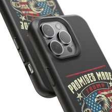 DistinctInk Tough Case for iPhone, Compatible with MagSafe Charging | Trump - Promises Made, Promises Kept | Conservative