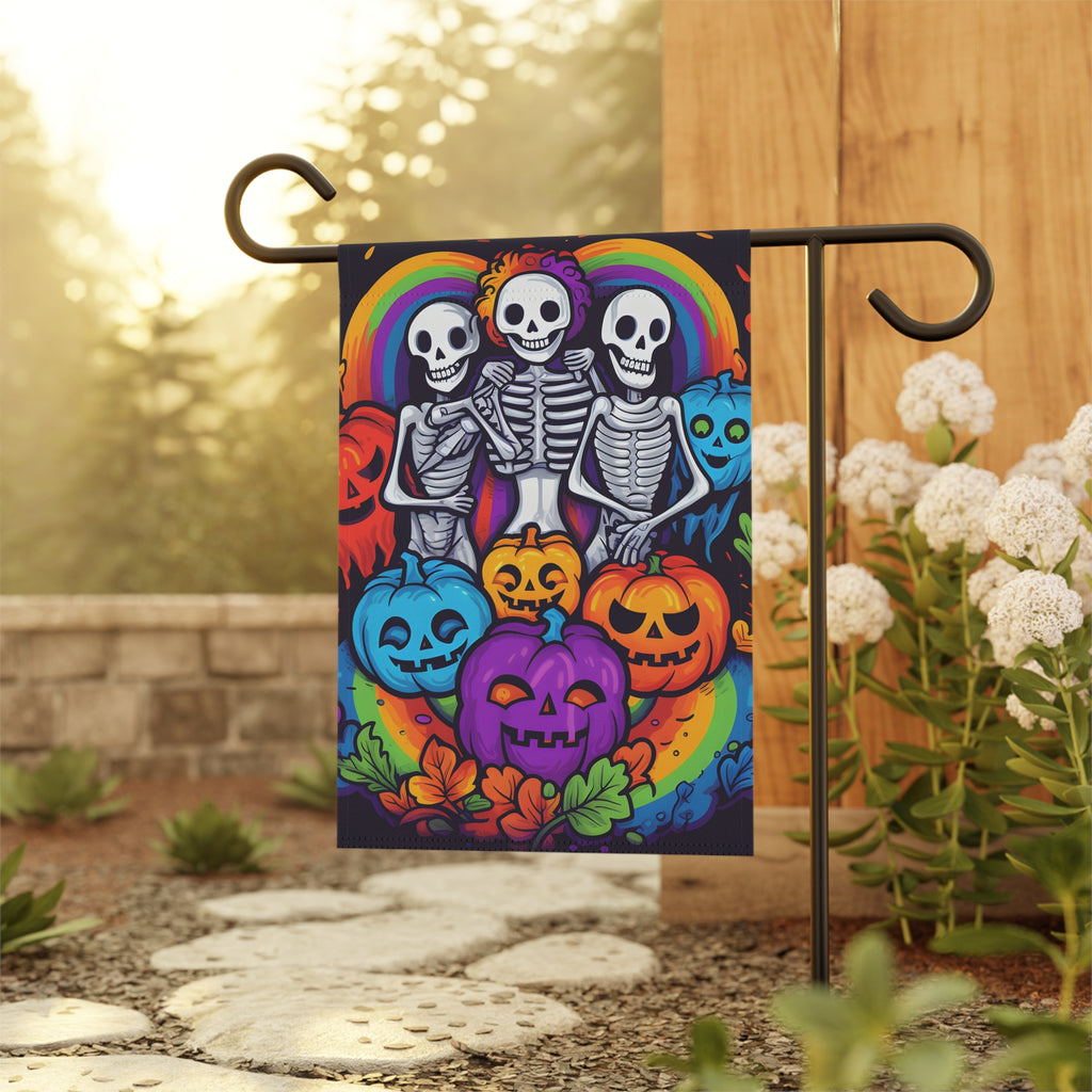 Garden & House Banner Flag with Exploring Inner Knowledge Design for Halloween LGBTQ+ Pride, view 10