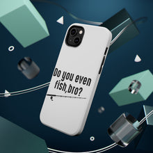 DistinctInk ToughCase for Apple iPhone, Compatible with MagSafe Charging - Do You Even Fish, Bro?