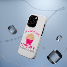 DistinctInk ToughCase for Apple iPhone, Compatible with MagSafe Charging - Be a Beautiful Cupcake in a World of Muffins