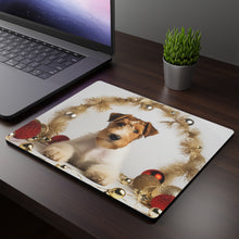 DistinctInk Mouse Pad - 1/4" Foam Rubber - Wire Fox Terrier Puppy