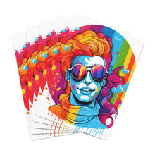 DistinctInk Playing Poker Cards with Leading with Courage and Grace Design for LGBTQ+ Pride