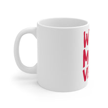 DistinctInk Glossy White Coffee / Tea Mug - Wife. Mom. Vet.