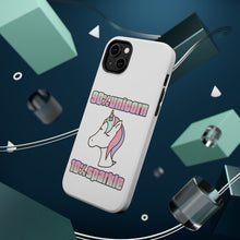 DistinctInk ToughCase for Apple iPhone, Compatible with MagSafe Charging - 90% Unicorn 10% Sparkle