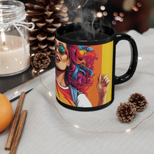 DistinctInk Black Coffee Mug - Leading a New Path for LGBTQ+ Pride