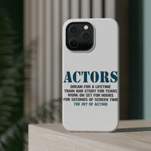 DistinctInk ToughCase for Apple iPhone, Compatible with MagSafe Charging - Actors Dream Train Study Work for Screen Time