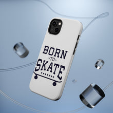 DistinctInk ToughCase for Apple iPhone, Compatible with MagSafe Charging - Born to Skate - Skating