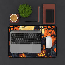 DistinctInk Desk Mat with Darkness Falls on Halloween Design for Halloween