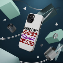 DistinctInk ToughCase for Apple iPhone, Compatible with MagSafe Charging - Behind Every Successful Woman is Herself