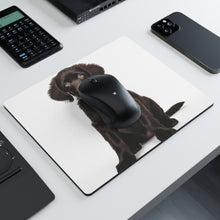 DistinctInk Mouse Pad - 1/4" Foam Rubber - Curly-Coated Retriever Puppy