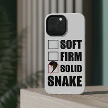 DistinctInk ToughCase for Apple iPhone, Compatible with MagSafe Charging - Soft Firm Solid Snake