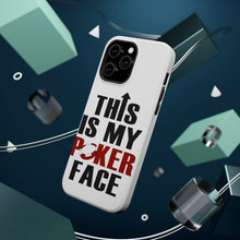 DistinctInk ToughCase for Apple iPhone, Compatible with MagSafe Charging - This is My POKER Face