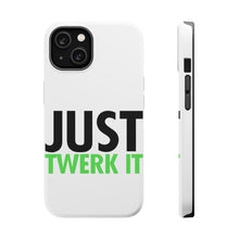 DistinctInk ToughCase for Apple iPhone, Compatible with MagSafe Charging - Just Twerk It