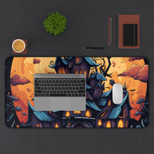 DistinctInk Desk Mat with Spooky Sweet Treats Design for Halloween