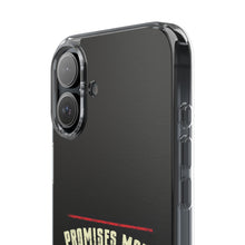 DistinctInk Hybrid (Acrylic/TPU) Clear Slim Fit Case for Apple iPhone | Trump: Promises Made, Promises Kept - Conservative