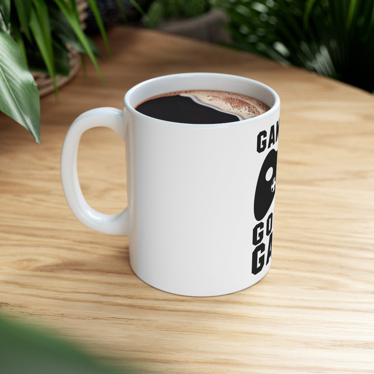 Glossy White Coffee / Tea Mug - Gamers Gonna Game - Video Games, view 8