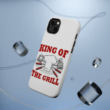 DistinctInk ToughCase for Apple iPhone, Compatible with MagSafe Charging - King of the Grill BBQ Barbecue