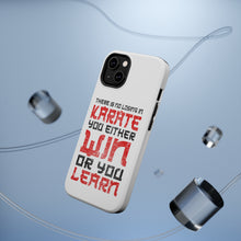 DistinctInk ToughCase for Apple iPhone, Compatible with MagSafe Charging - No Losing in Karate - Win Or Learn
