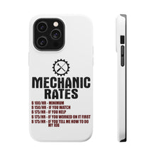 DistinctInk ToughCase for Apple iPhone, Compatible with MagSafe Charging - Mechanic Rates More If You Watch Help