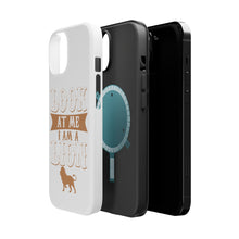 DistinctInk ToughCase for Apple iPhone, Compatible with MagSafe Charging - Look At Me I Am A Lion