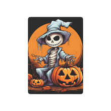 DistinctInk Playing / Poker Cards with Haunted Jack-O'-Skeleton Design for Halloween