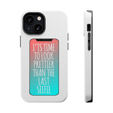 DistinctInk ToughCase for Apple iPhone, Compatible with MagSafe Charging - Time To Look Prettier Than the Last Selfie