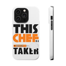 DistinctInk ToughCase for Apple iPhone, Compatible with MagSafe Charging - This Chef is a Whisk Taker