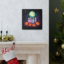 DistinctInk Canvas Wall Art with Exploring the Unknown for Halloween LGBTQ+ Pride
