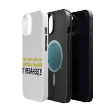 DistinctInk ToughCase for Apple iPhone, Compatible with MagSafe Charging - Don't Mess with Electrical Engineer It Megahertz