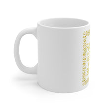 DistinctInk Glossy White Coffee / Tea Mug - I'm a Farmer and We Don't Keep Calm