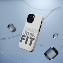 DistinctInk ToughCase for Apple iPhone, Compatible with MagSafe Charging - Commit To Be Fit