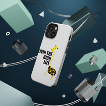 DistinctInk ToughCase for Apple iPhone, Compatible with MagSafe Charging - Livin the High Life - Giraffe