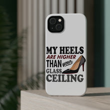 DistinctInk ToughCase for Apple iPhone, Compatible with MagSafe Charging - My Heels Are Higher Than Your Glass Ceiling