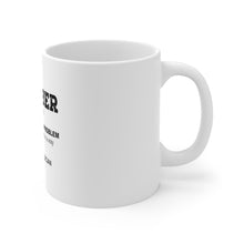 DistinctInk Glossy White Coffee / Tea Mug - Plumber Definition - Solves A Problem