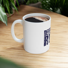 DistinctInk Glossy White Coffee / Tea Mug - Defenders Rule